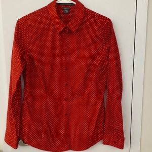 Eddie Bauer Wrinkle-Free Long Sleeve Shirt Size M